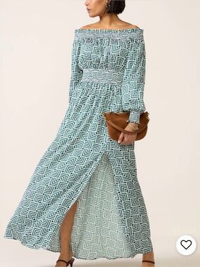 Hutch Hailey Off the Shoulder Maxi Dress S